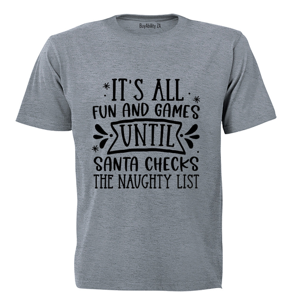 Fun and Games - Christmas - Kids T-Shirt