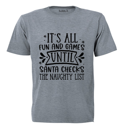 Fun and Games - Christmas - Kids T-Shirt