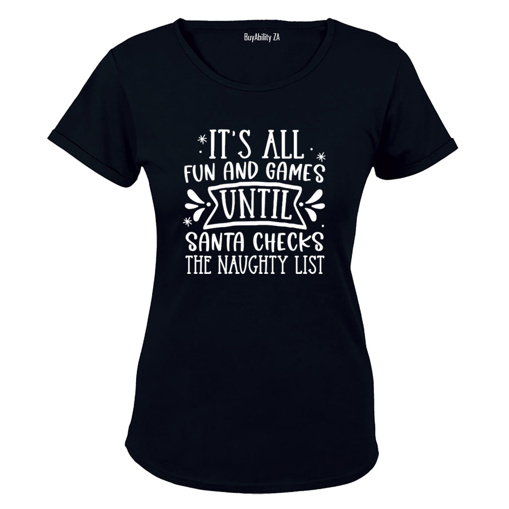 Fun and Games - Christmas - Ladies - T-Shirt