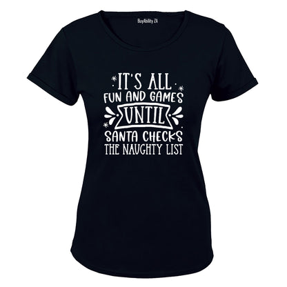 Fun and Games - Christmas - Ladies - T-Shirt