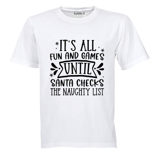 Fun and Games - Christmas - Kids T-Shirt
