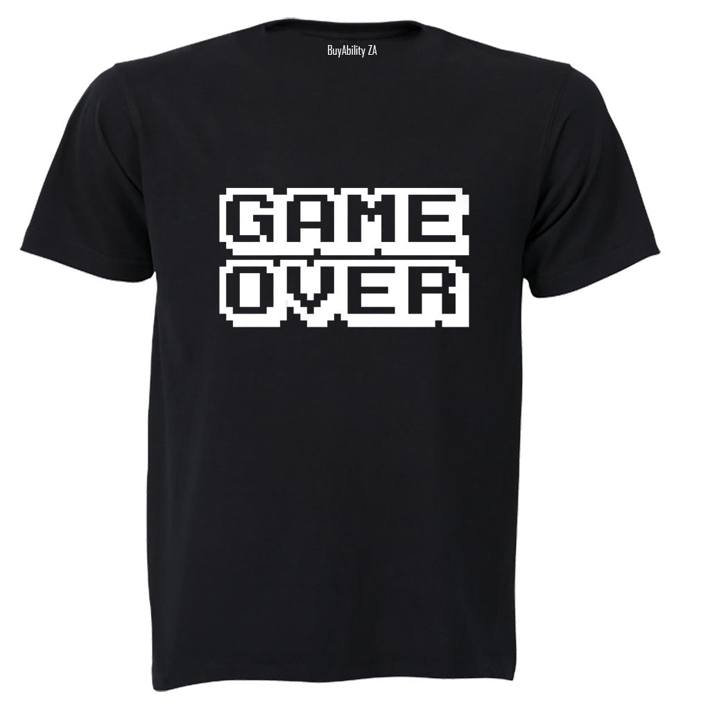 Game Over - Adults - T-Shirt - BuyAbility