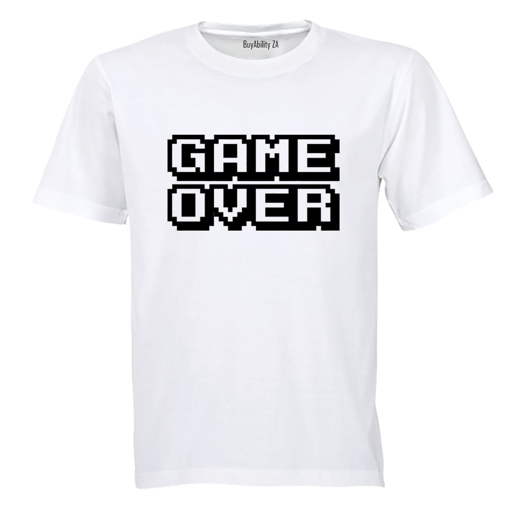 Game Over - Adults - T-Shirt - BuyAbility