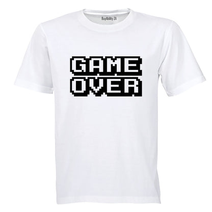 Game Over - Adults - T-Shirt - BuyAbility