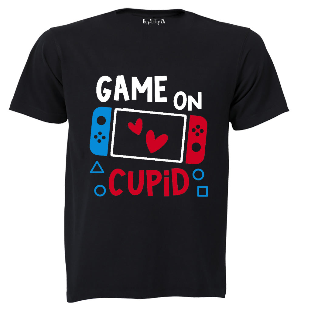 Game on Cupid - Valentine - Kids T-Shirt