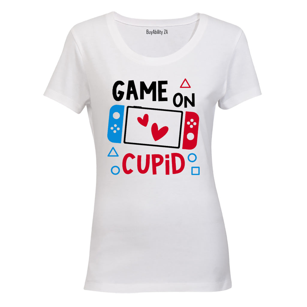 Game on Cupid - Valentine - Ladies - T-Shirt
