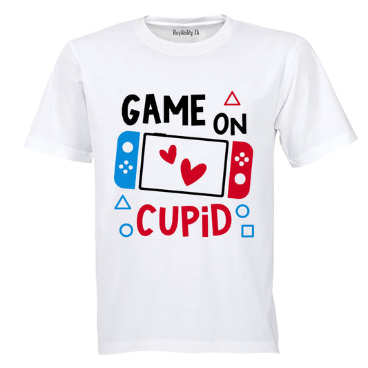 Game on Cupid - Valentine - Kids T-Shirt