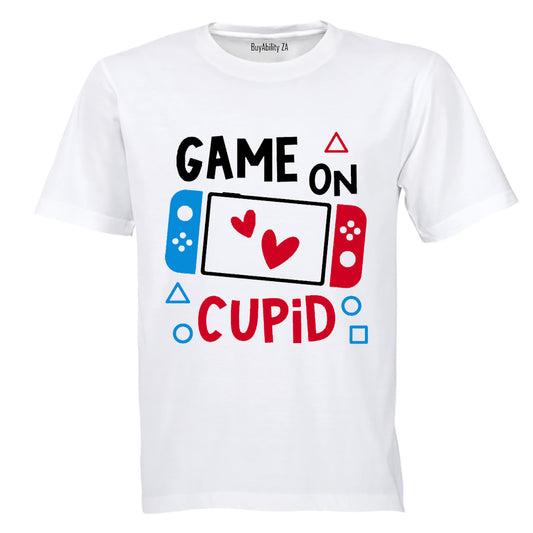 Game on Cupid - Valentine - Kids T-Shirt