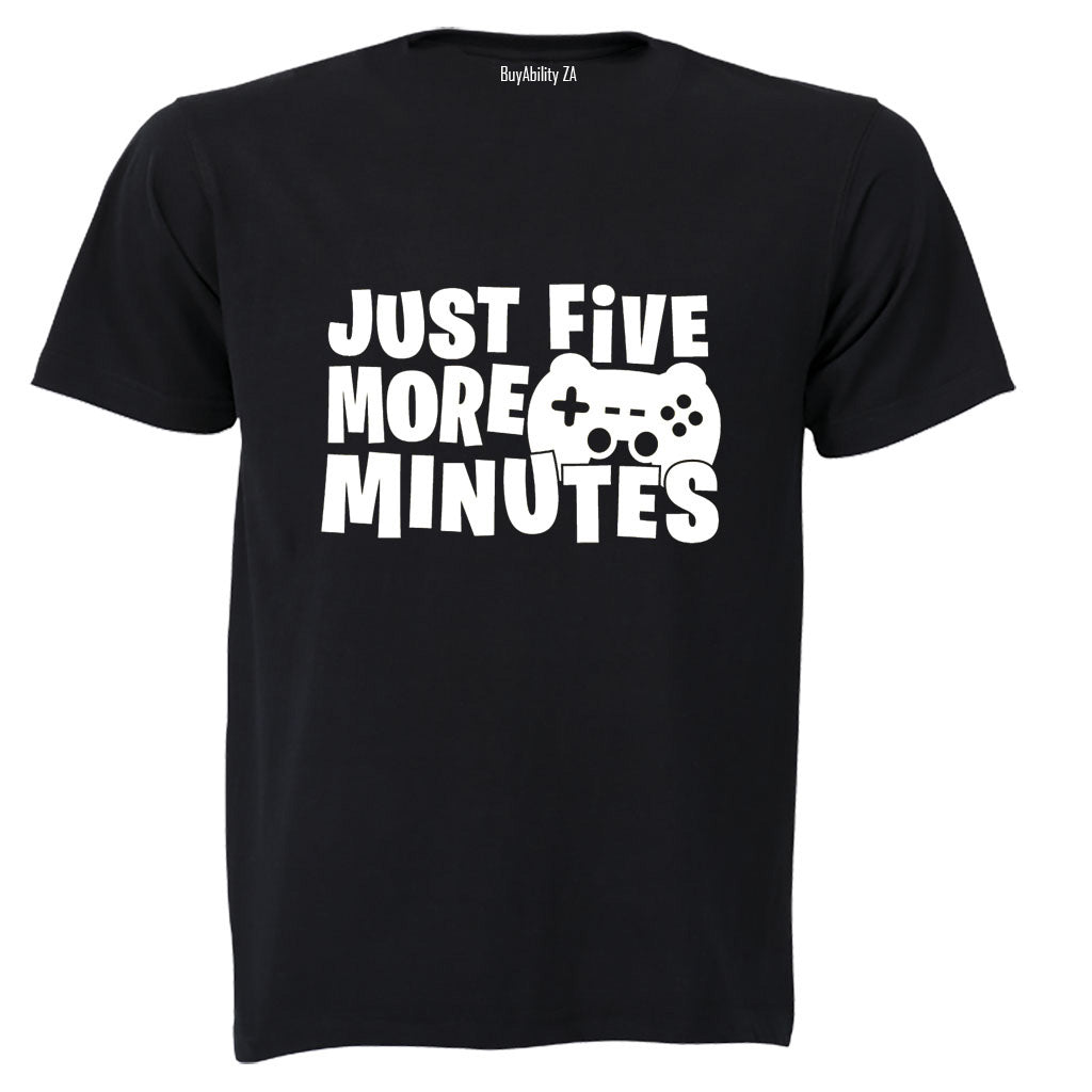 Gamer - Five More Minutes - Kids T-Shirt