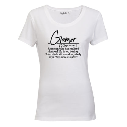Gamer Definition - Ladies - T-Shirt - BuyAbility South Africa