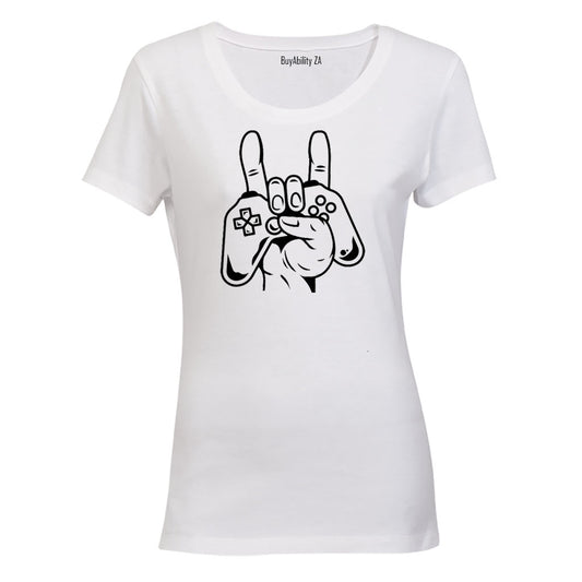 Gamer Hand - Ladies - T-Shirt