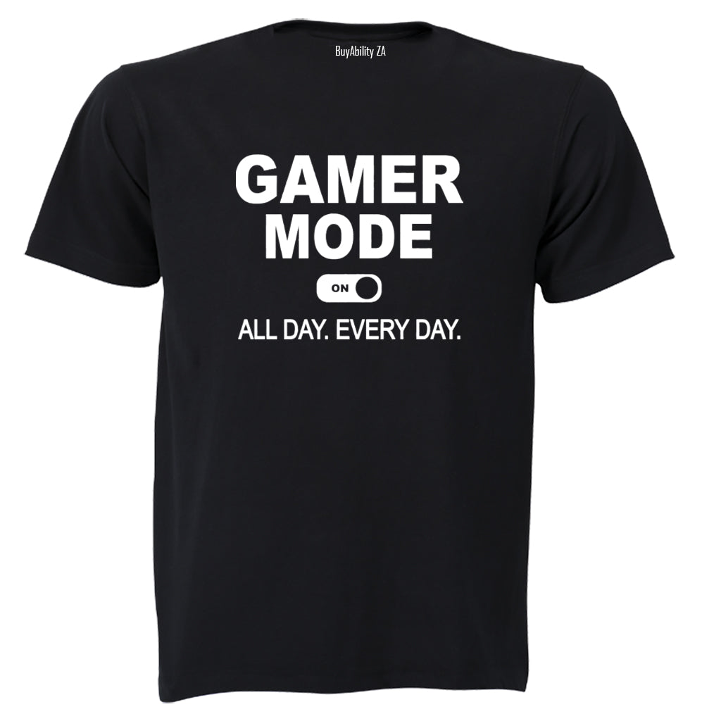 Gamer Mode - Adults - T-Shirt - BuyAbility South Africa