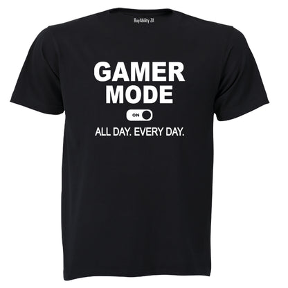 Gamer Mode - Adults - T-Shirt - BuyAbility South Africa