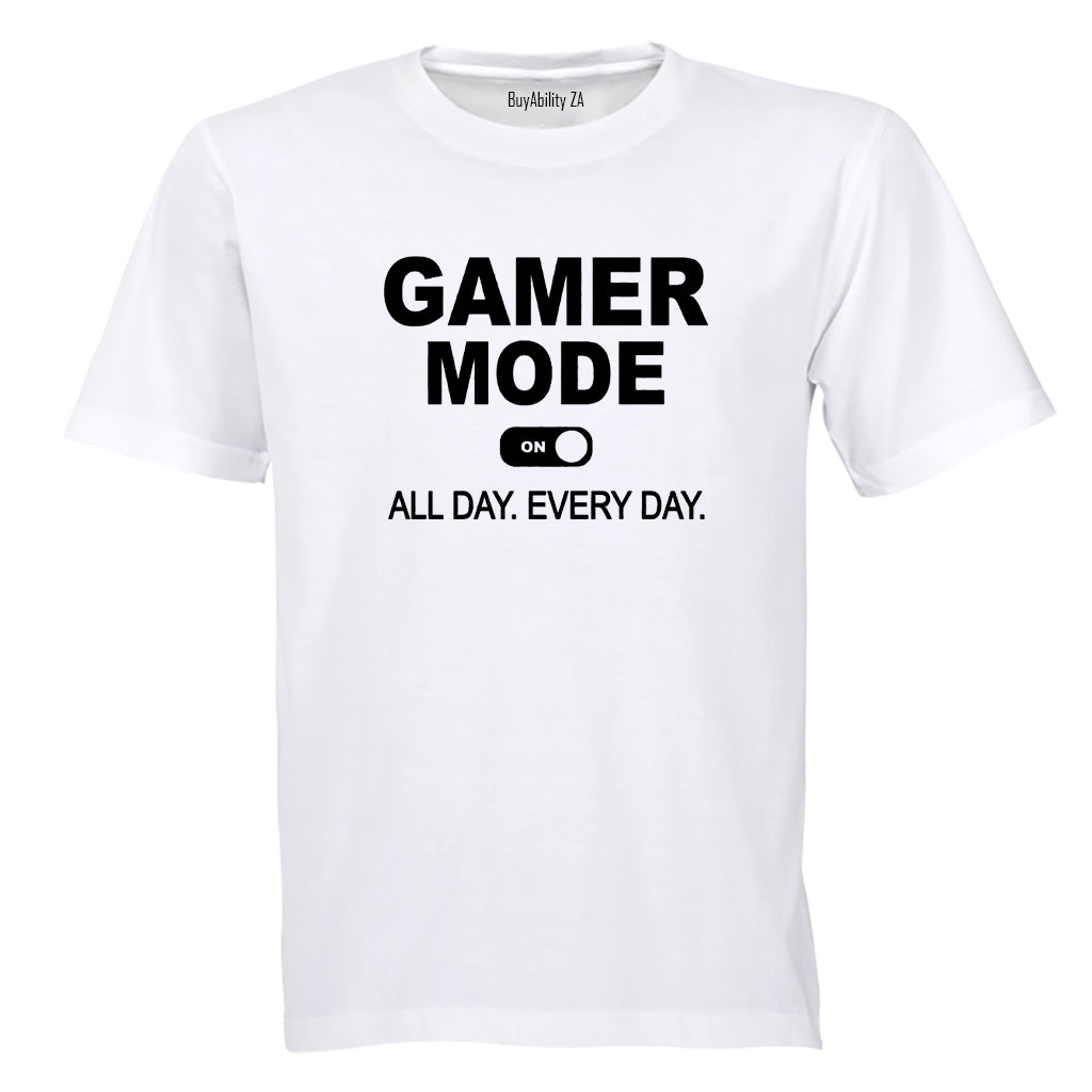 Gamer Mode - Adults - T-Shirt - BuyAbility South Africa