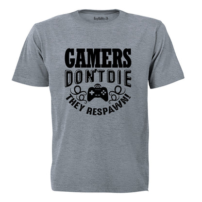 Gamers Don't Die - Adults - T-Shirt - BuyAbility South Africa