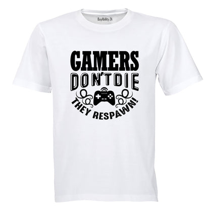 Gamers Don't Die - Adults - T-Shirt - BuyAbility South Africa