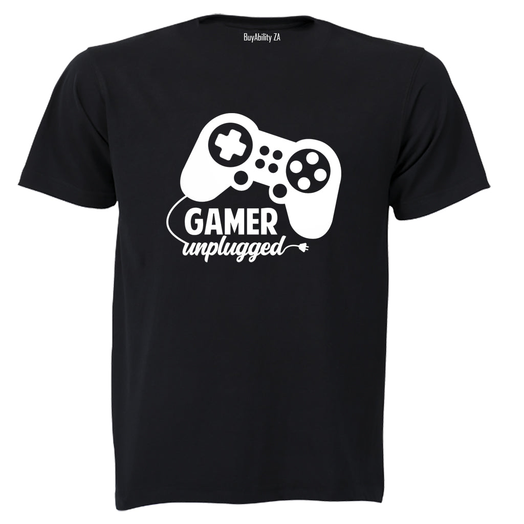 Gamer Unplugged - Adults - T-Shirt - BuyAbility South Africa