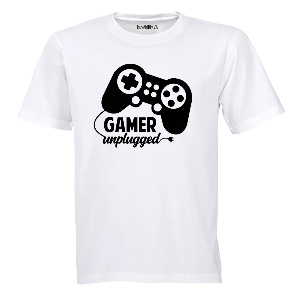 Gamer Unplugged - Adults - T-Shirt - BuyAbility South Africa
