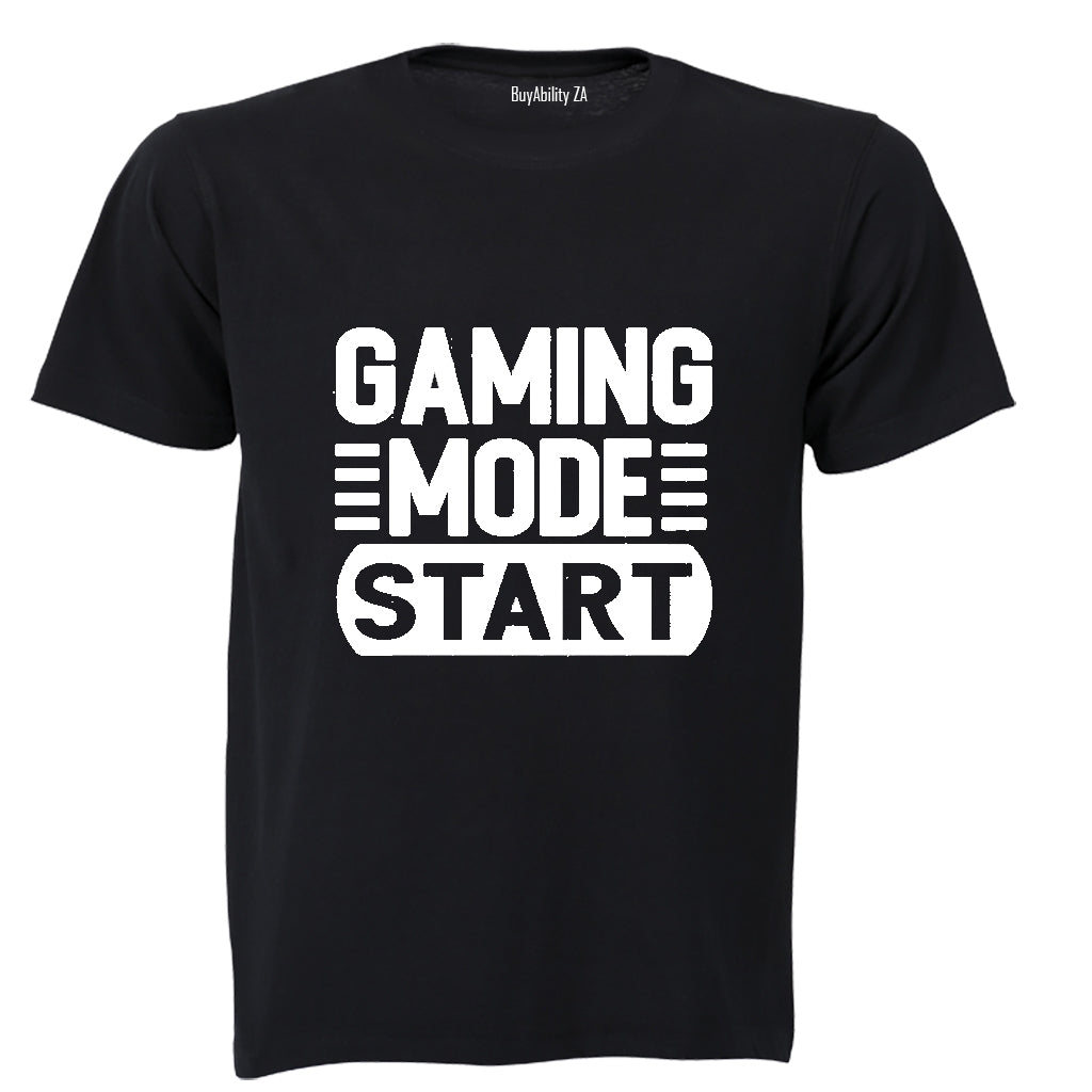 Gaming Mode - Start - Adults - T-Shirt - BuyAbility