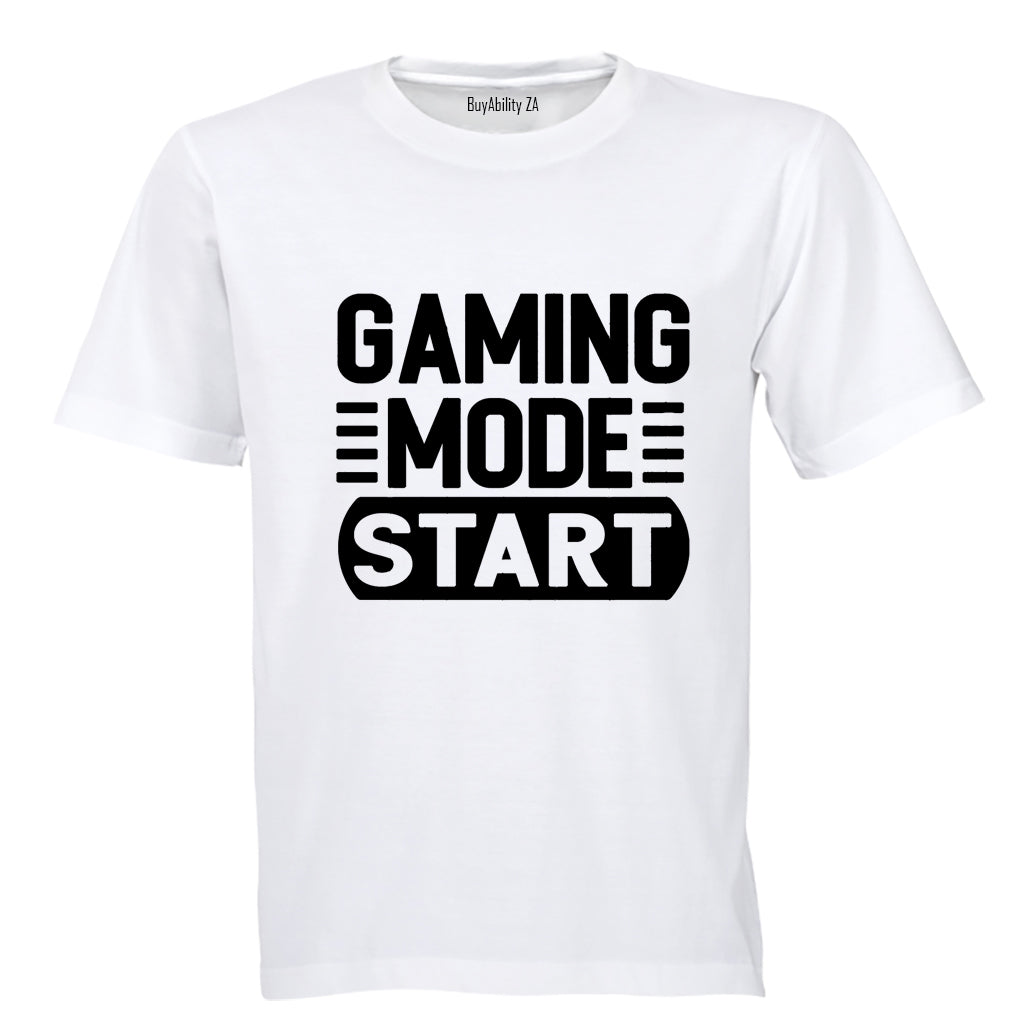 Gaming Mode - Start - Adults - T-Shirt - BuyAbility