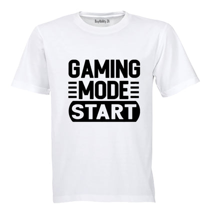 Gaming Mode - Start - Adults - T-Shirt - BuyAbility