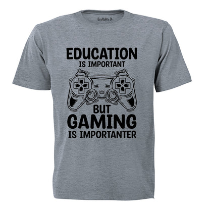 Gaming is Importanter - Adults - T-Shirt - BuyAbility South Africa