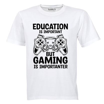 Gaming is Importanter - Kids T-Shirt - BuyAbility South Africa