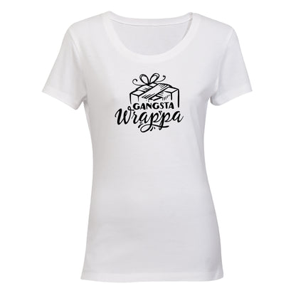 Gangsta Wrappa - Christmas - Ladies - T-Shirt - BuyAbility South Africa