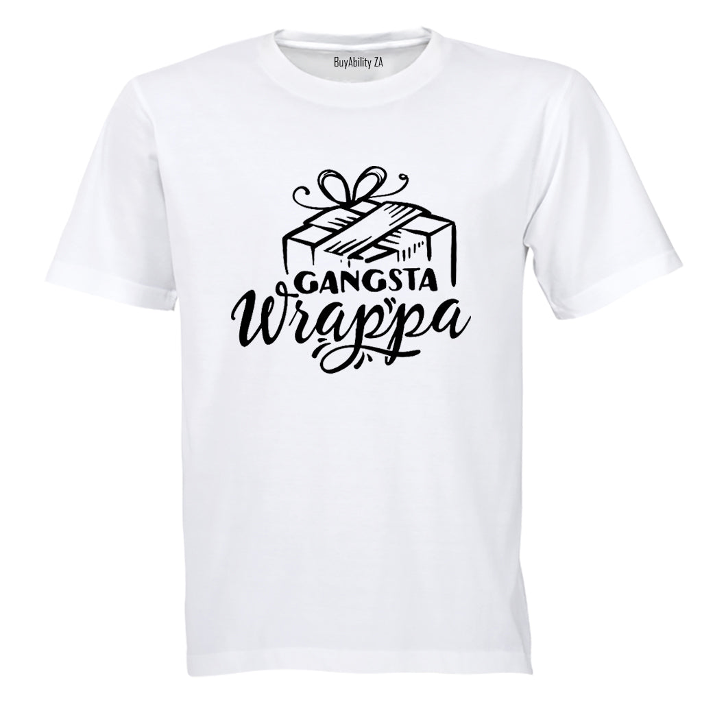 Gangsta Wrappa - Christmas - Adults - T-Shirt