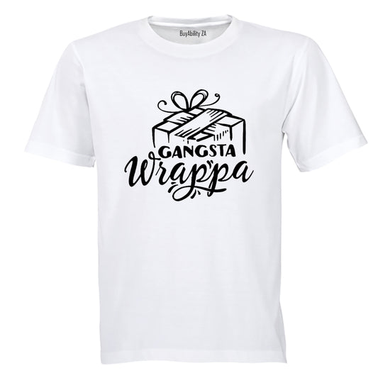 Gangsta Wrappa - Christmas - Adults - T-Shirt