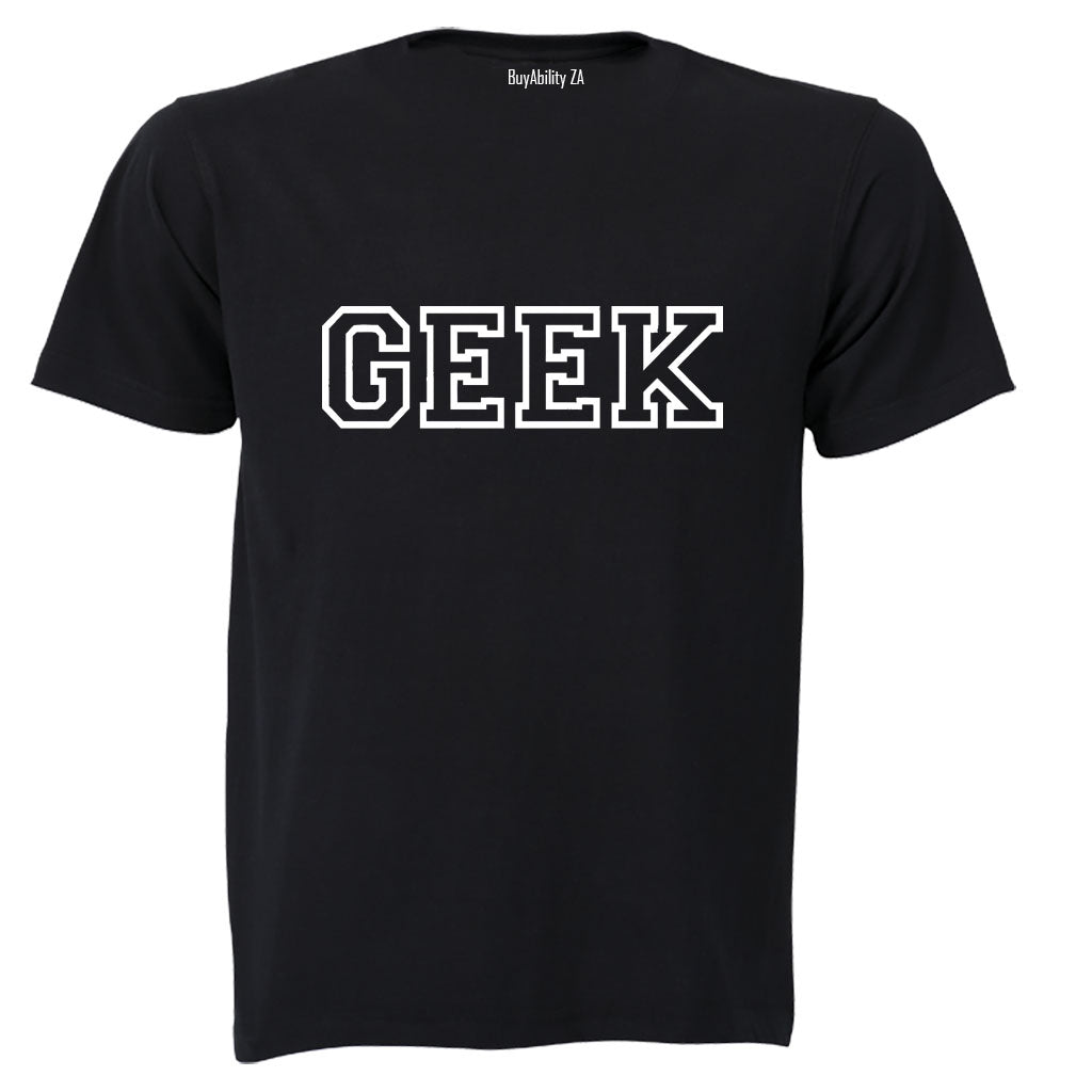 Geek - Outline - Adults - T-Shirt