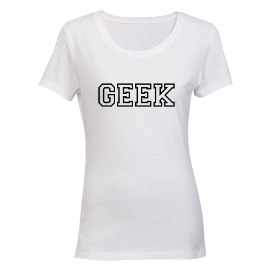 Geek - Outline - Ladies - T-Shirt - BuyAbility South Africa