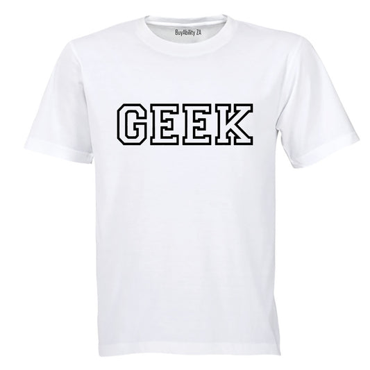 Geek - Outline - Adults - T-Shirt