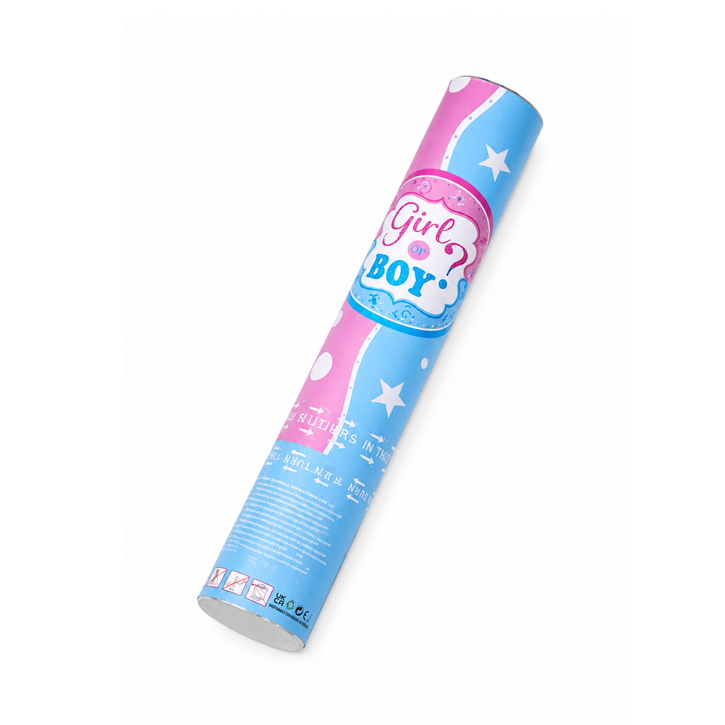Gender Reveal Confetti Party Popper - Pink - Girls - BuyAbility