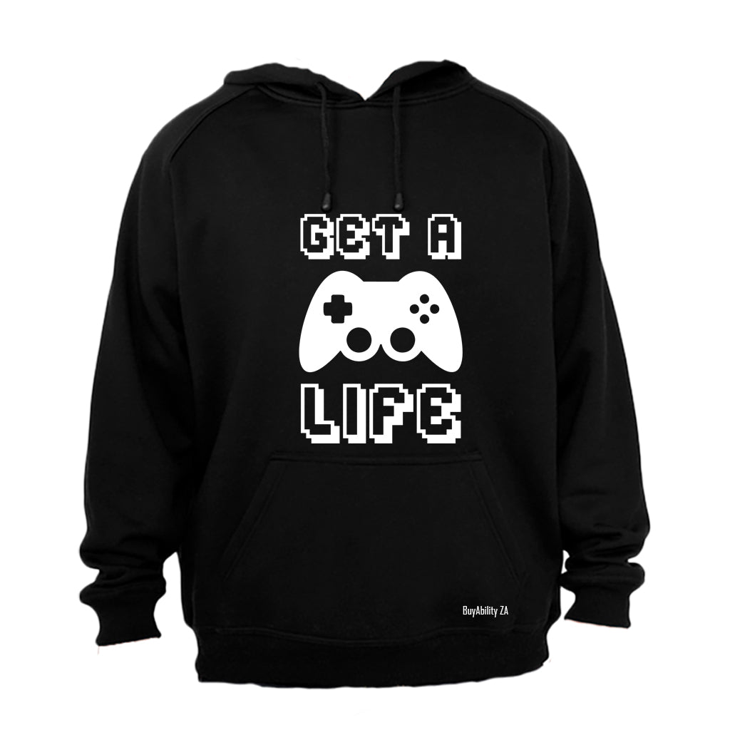 Get A Life - Gamer - Hoodie - BuyAbility South Africa