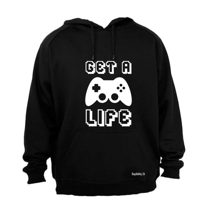 Get A Life - Gamer - Hoodie - BuyAbility South Africa