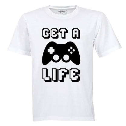 Get A Life - Gamer - Adults - T-Shirt - BuyAbility South Africa