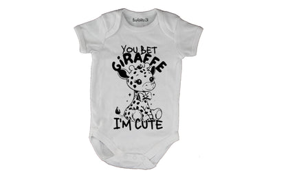 Giraffe I'm Cute - Baby Grow - BuyAbility South Africa