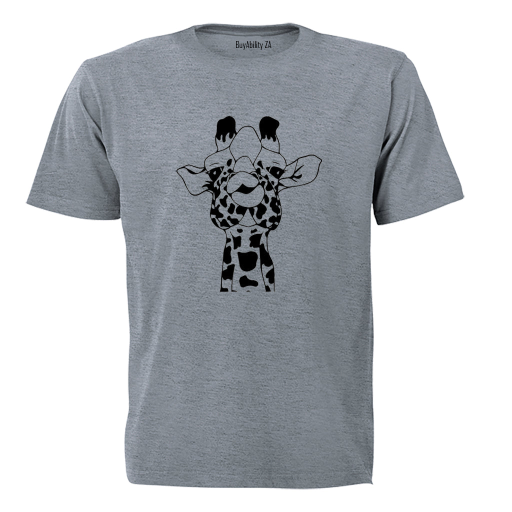 Giraffe Kiss - Kids T-Shirt