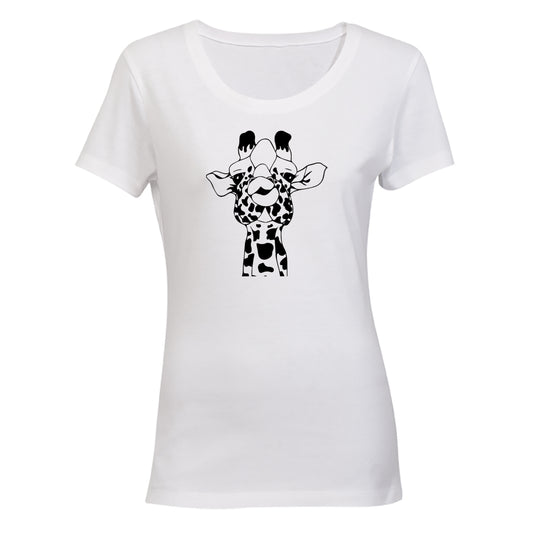 Giraffe Kiss - Ladies - T-Shirt - BuyAbility South Africa
