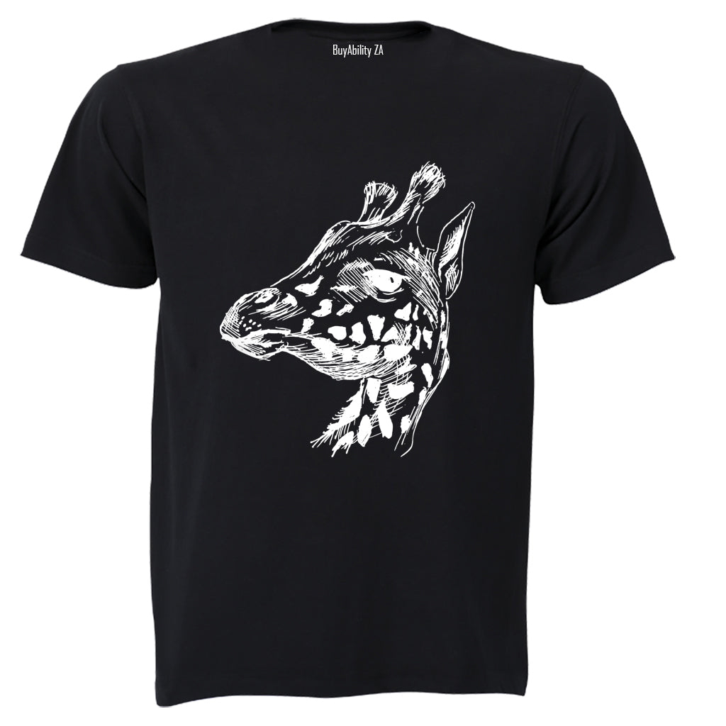 Giraffe Sketch - Adults - T-Shirt