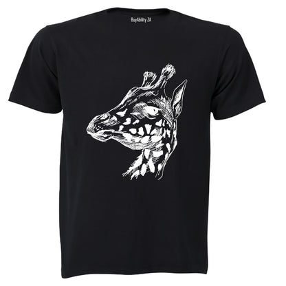 Giraffe Sketch - Kids T-Shirt