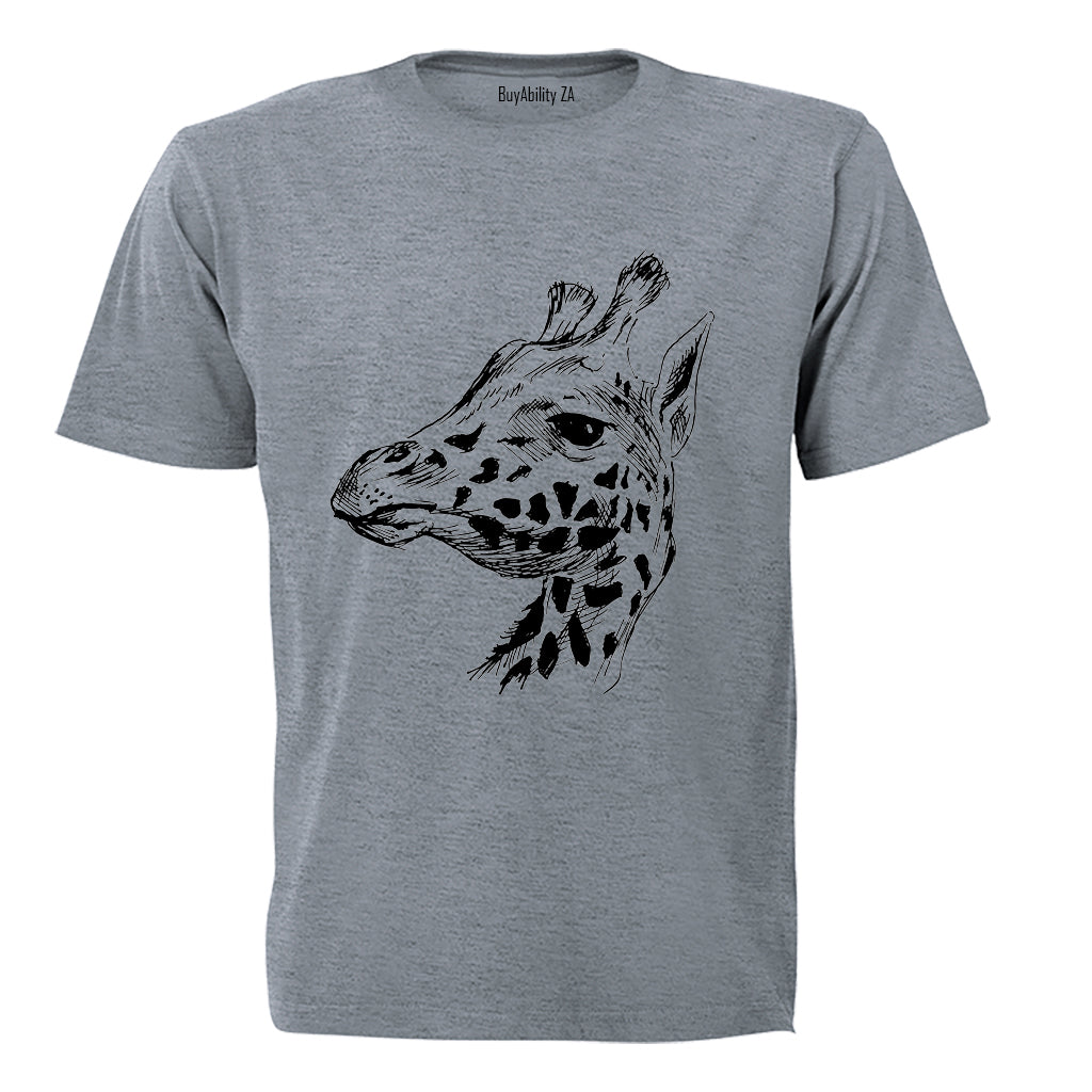 Giraffe Sketch - Kids T-Shirt
