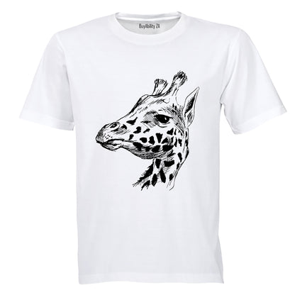 Giraffe Sketch - Adults - T-Shirt