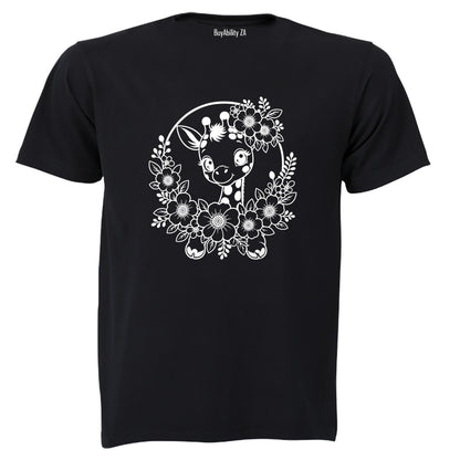 Giraffe Wreath - Kids T-Shirt - BuyAbility South Africa