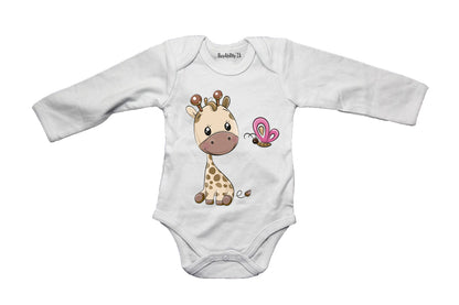 Giraffe & Butterfly - Baby Grow