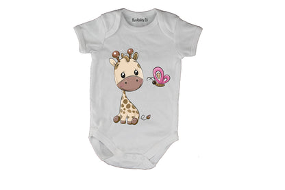 Giraffe & Butterfly - Baby Grow