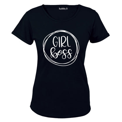 Girl Boss - Circular Design - Ladies - T-Shirt