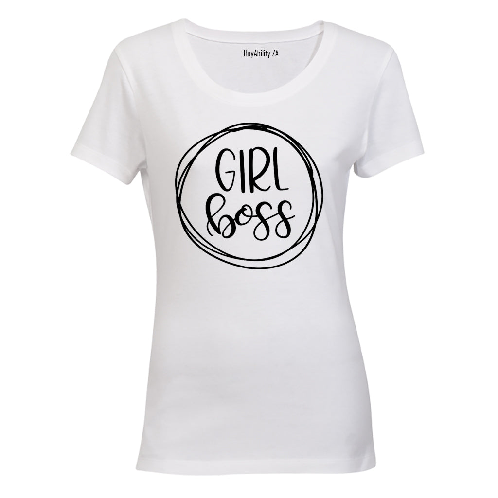 Girl Boss - Circular Design - Ladies - T-Shirt