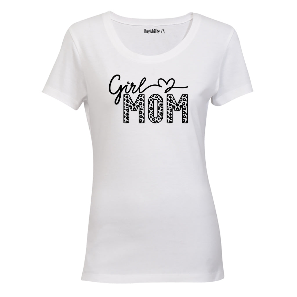 Girl Mom - Patterned - Ladies - T-Shirt